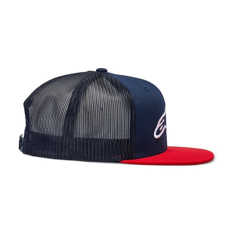 Alpinestars Corp Trucker șapcă albastru-roșu-negru-albastru