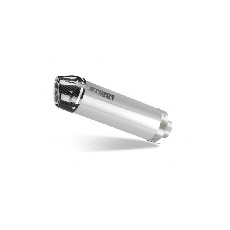 Sistem de evacuare complet 1x1 STORM GP Stainless Steel with carbon cap