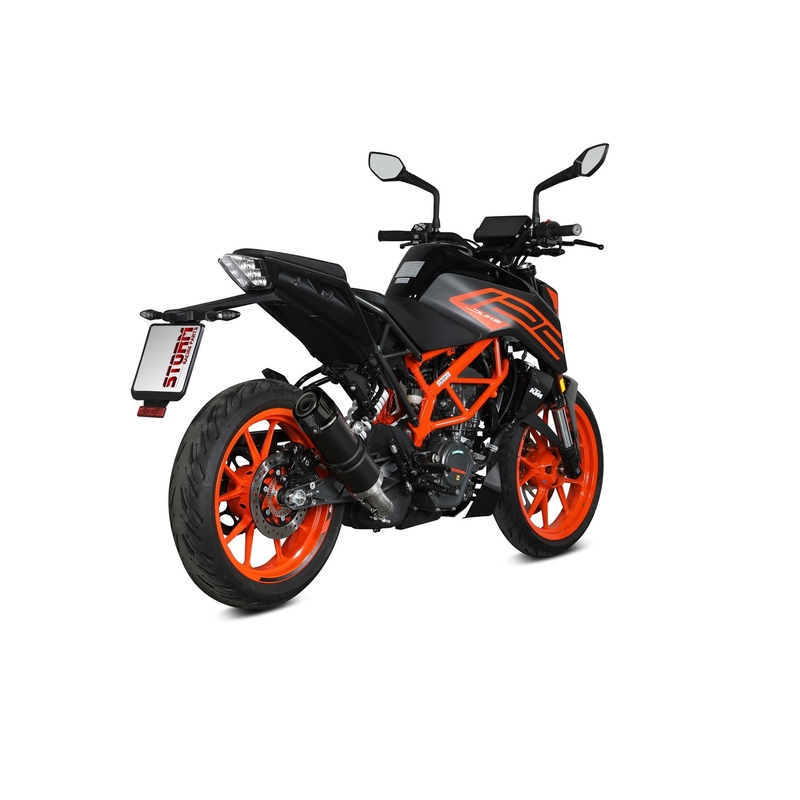 Sistem de evacuare complet 1x1 STORM GP Black with carbon cap