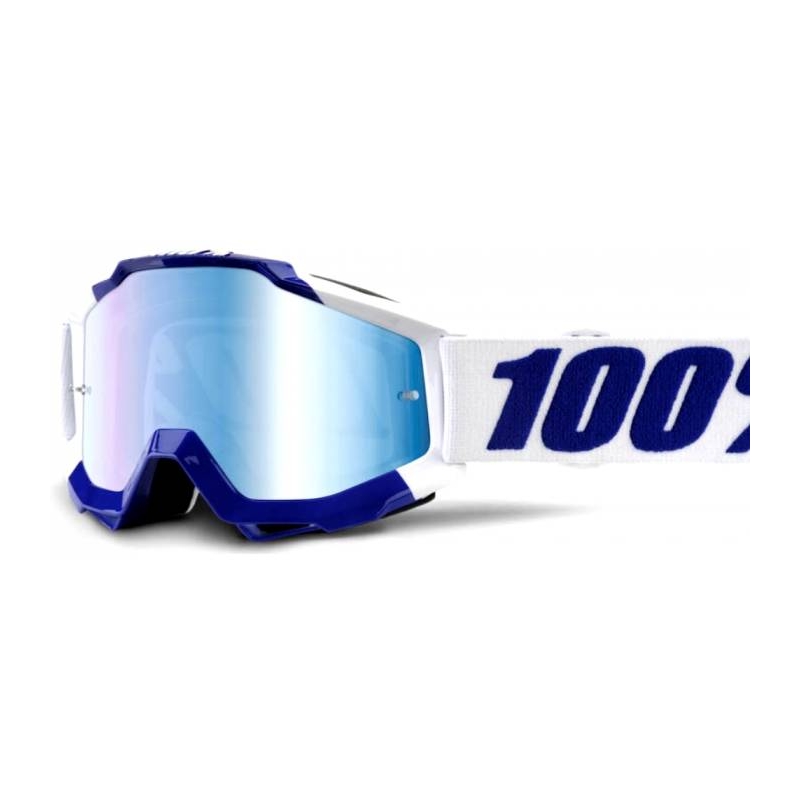 Ochelari 100% Accuri Calgary (plexi albastru cromat + plexi transparent cu pini din mica)