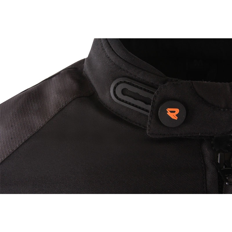 Geacă moto Street Racer Flex Air negru-portocaliu