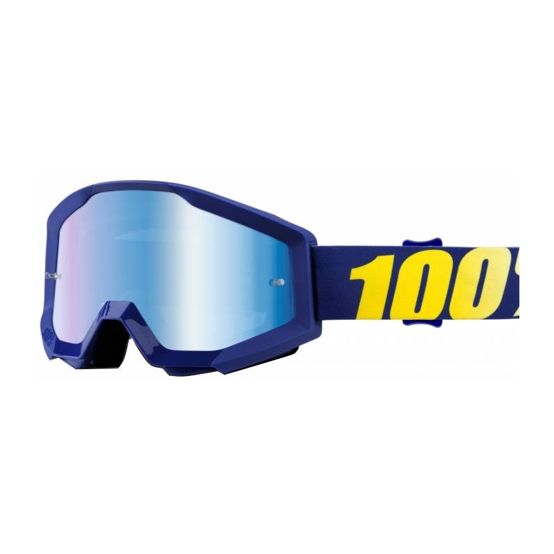 100% ochelari de protecție Strata Hope (plexi albastru cromat cu pini de mica)