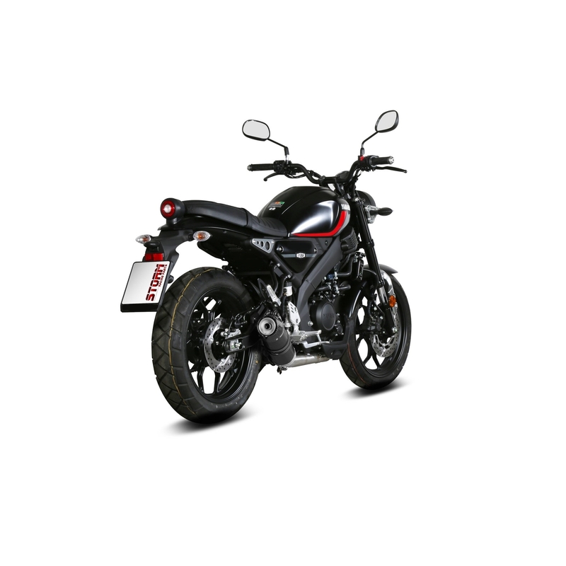 Sistem de evacuare complet 1x1 STORM GP Black with carbon cap