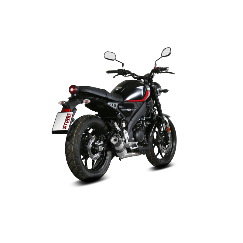 Sistem de evacuare complet 1x1 STORM GP Stainless Steel with carbon cap