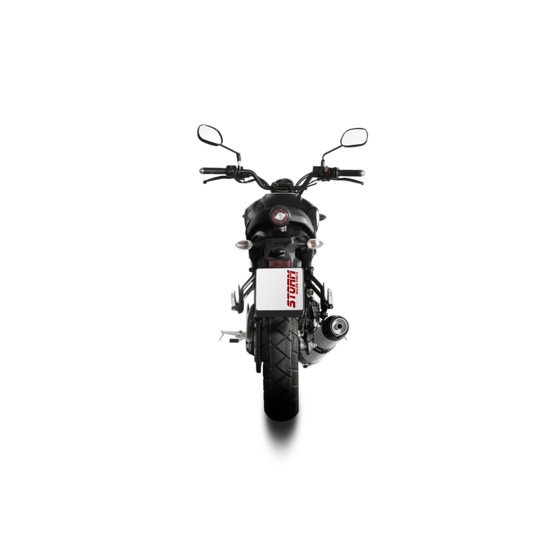 Sistem de evacuare complet 1x1 STORM GP Stainless Steel with carbon cap