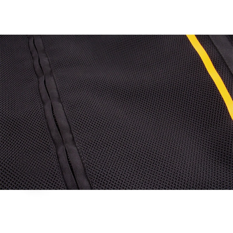 Geacă moto Street Racer Flex Air negru-portocaliu