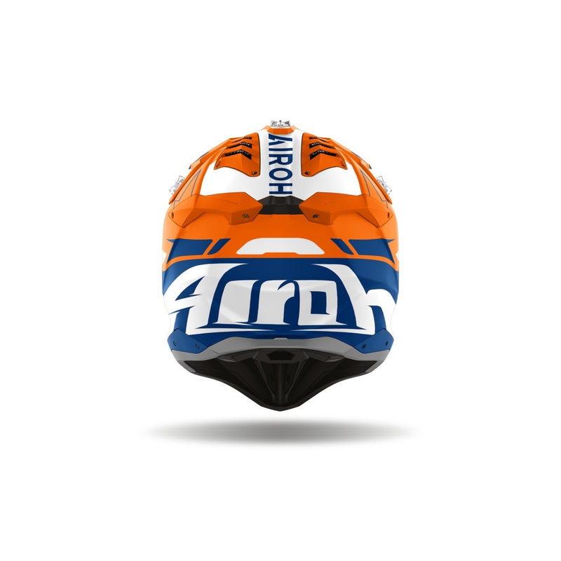 Cască motocross Airoh Aviator 3 Spin portocaliu fluo mat