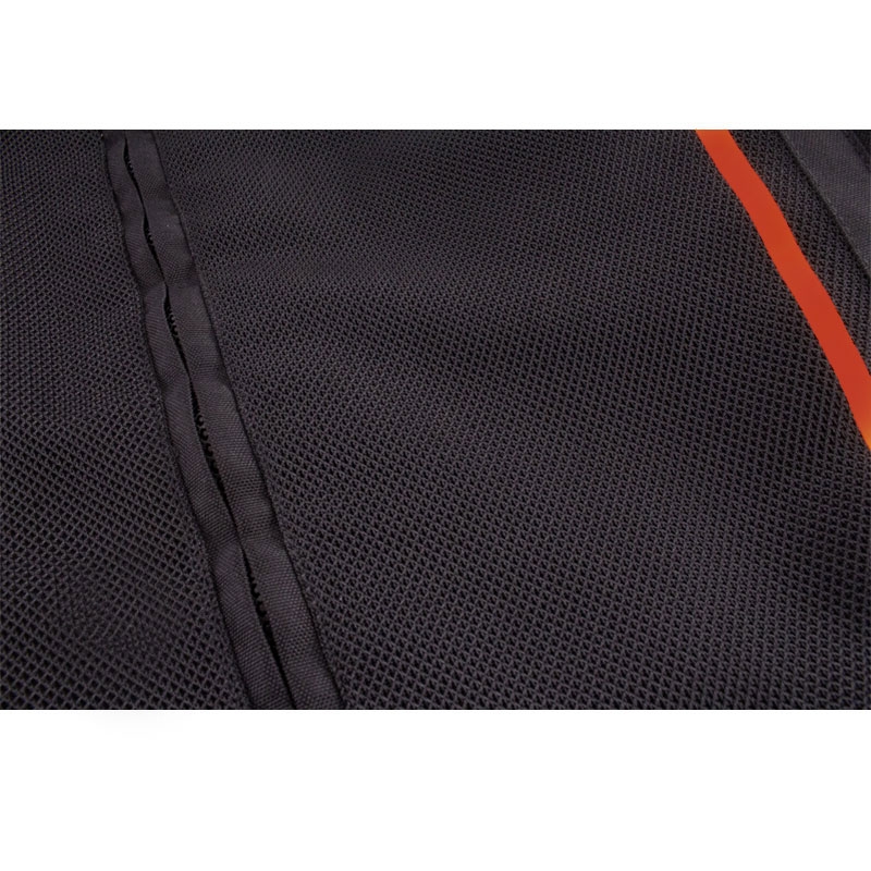 Geacă de motocicletă Street Racer Flex Air negru-roșu