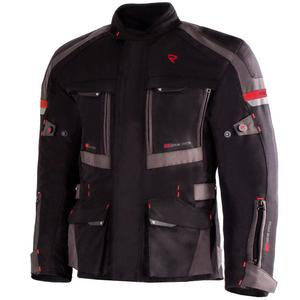 Geacă de motocicletă Street Racer Rocket negru-gri-roșu