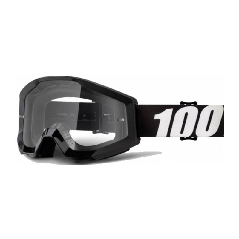 100% ochelari de protecție Strata Outlaw (plexi transparent cu pini de mica)