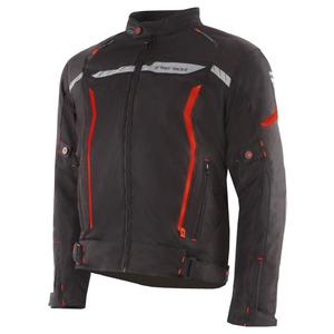 Jacheta moto Street Racer Flex negru-rosu