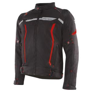 Geacă de motocicletă Street Racer Flex EVO negru-roșu