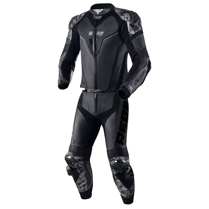 Costum moto Rebelhorn Rebel negru-negru lichidare