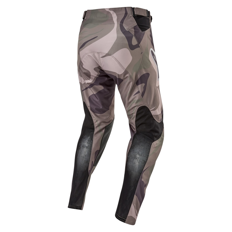 Pantaloni motocross Alpinestars Racer Tactical verde camo-maro