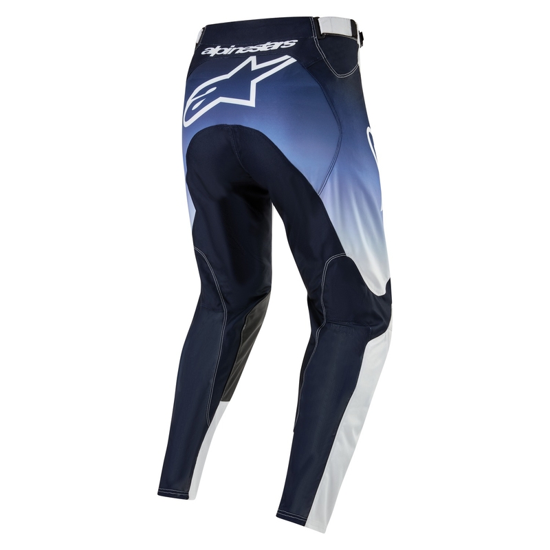 Pantaloni motocross Alpinestars Racer Hoen alb-albastru