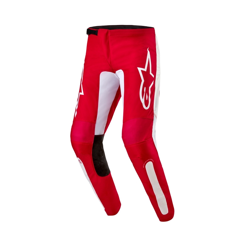 Pantaloni motocross Alpinestars Fluid Lurv 2024 alb-rosu lichidare