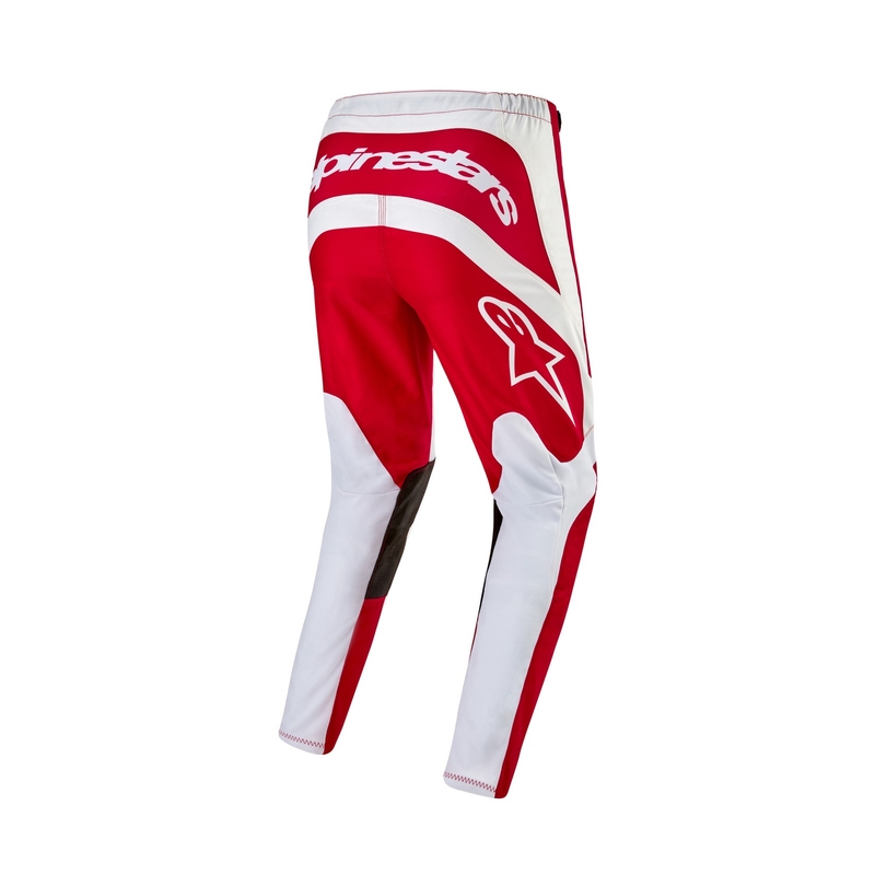 Pantaloni motocross Alpinestars Fluid Lurv 2024 alb-rosu lichidare