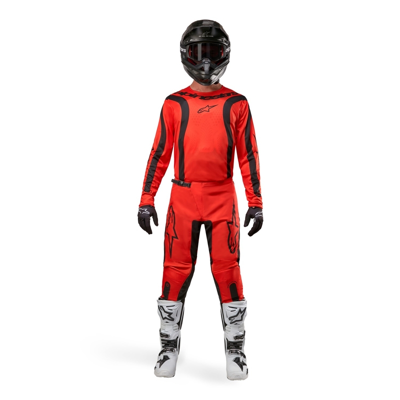 Pantaloni motocross Alpinestars Fluid Lurv 2024 portocaliu-negru