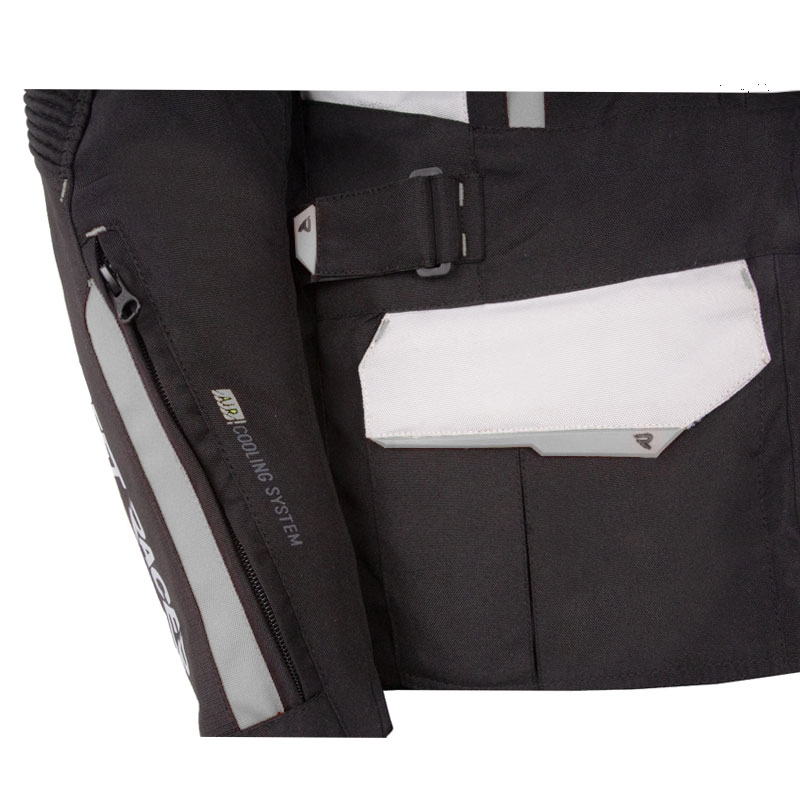 Geacă moto Street Racer Hilax negru-gri