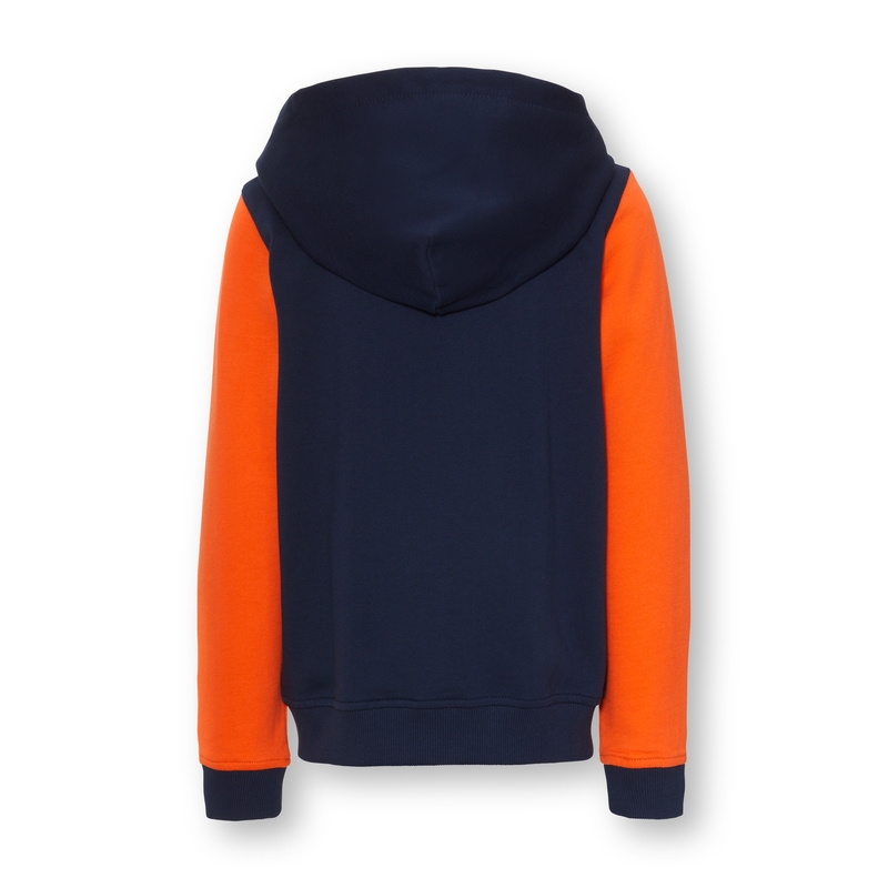 KTM Apex Zip-Hoodie pentru copii albastru-portocaliu lichidare