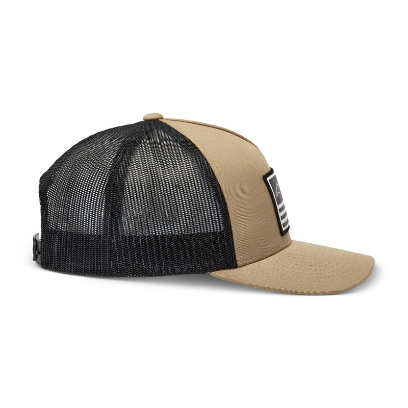 Palarie Alpinestars Flag Snap, nisip-negru-alb