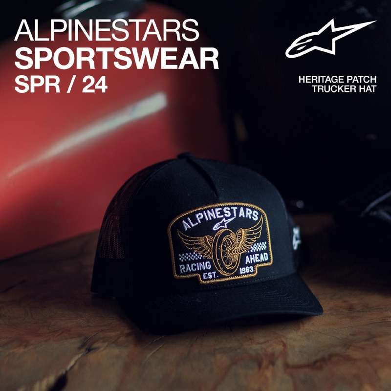 Șapcă Alpinestars Heritage Patcher negru-negru