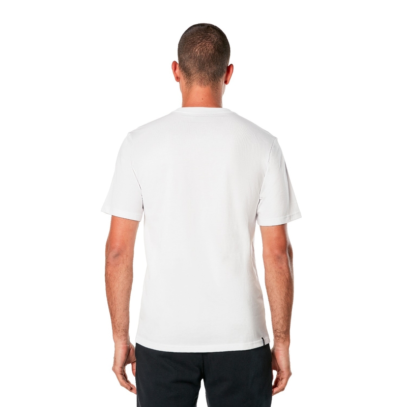 Tricou Alpinestars MX Casca CSF alb