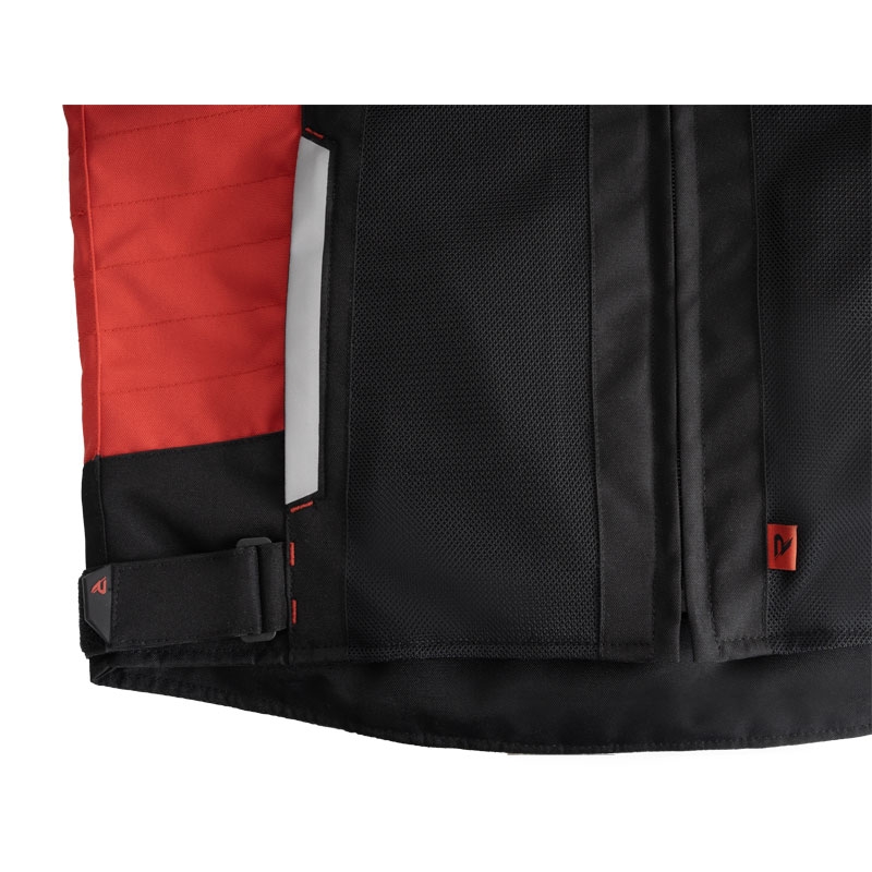Jacheta moto Street Racer Evans Air negru-rosu