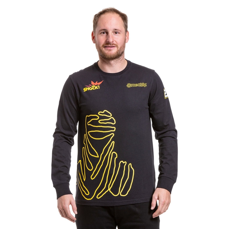 Meatfly Dakar Bedouin tricou cu mânecă lungă negru