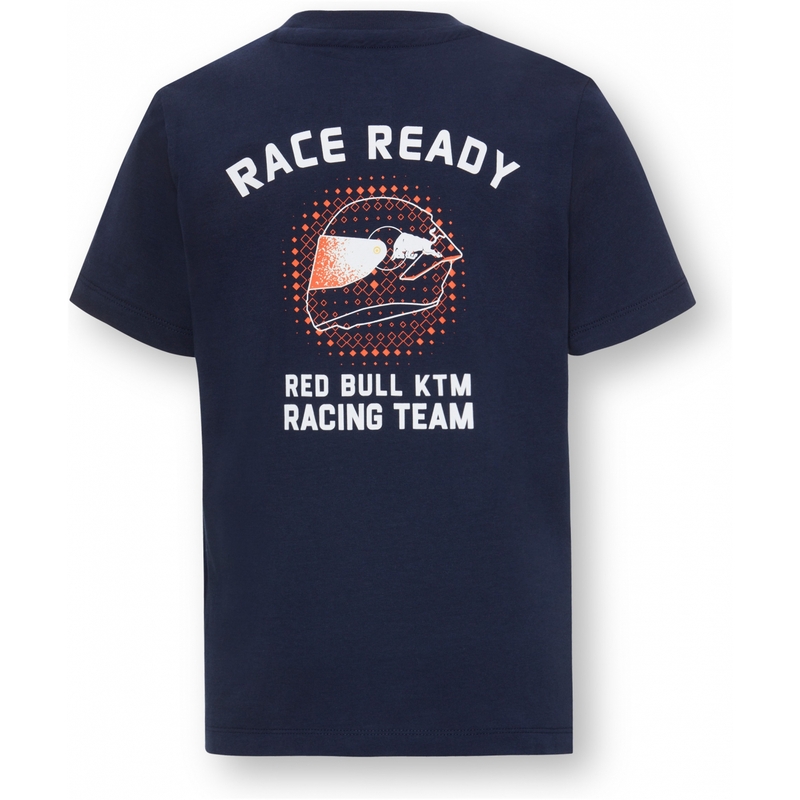 Tricou pentru copii KTM Visor Albastru-Portocaliu