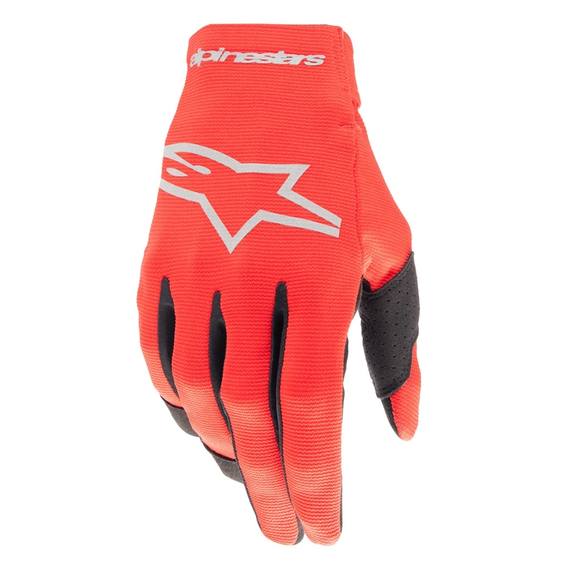 Mănuși de motocross Alpinestars Radar negru-argintiu