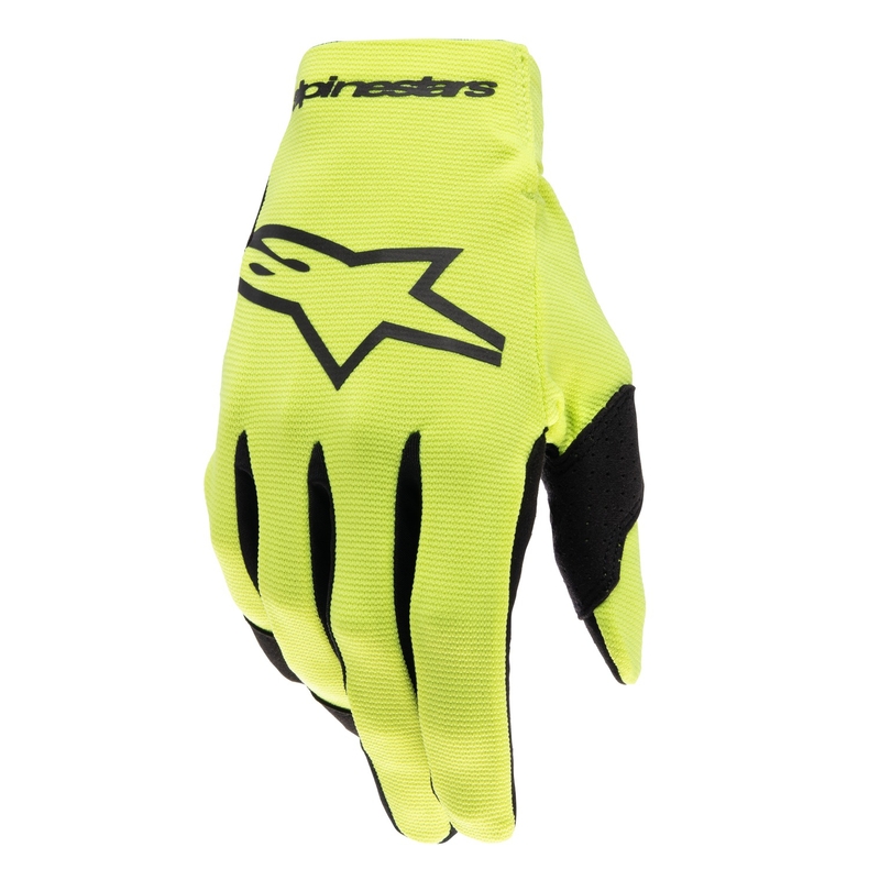 Mănuși de motocross Alpinestars Radar galben fluo-negru