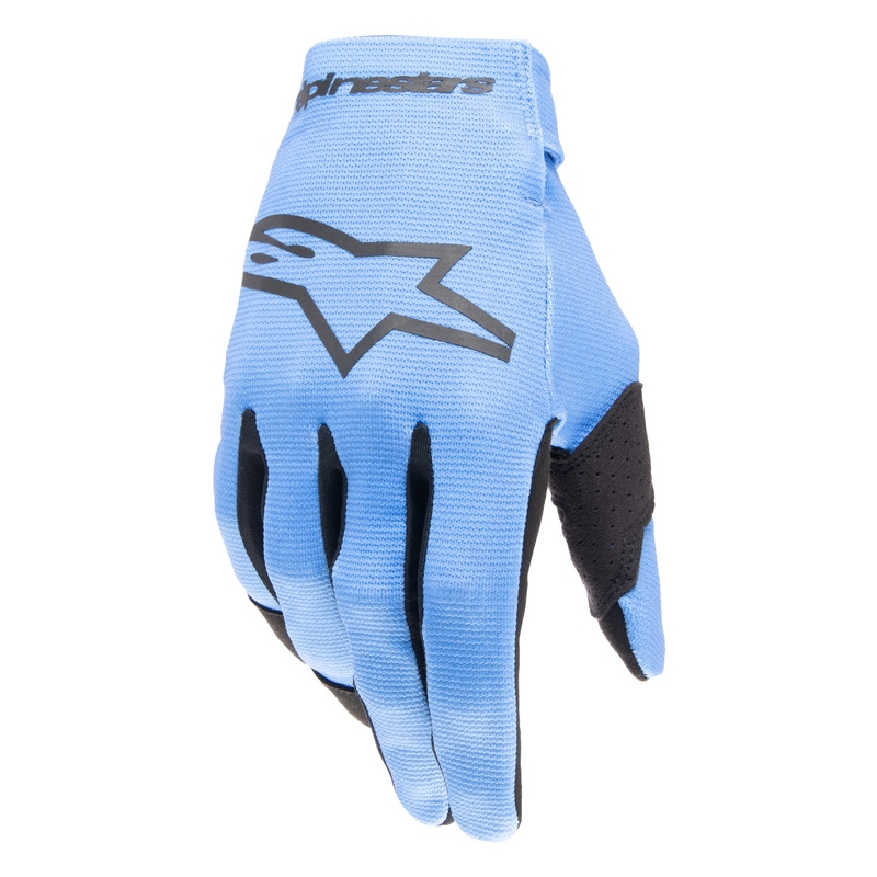 Motokrosové rukavice Alpinestars Radar 2024 světle modro-černé