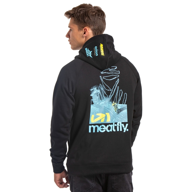 Meatfly Gravel Dakar tricou tehnic negru