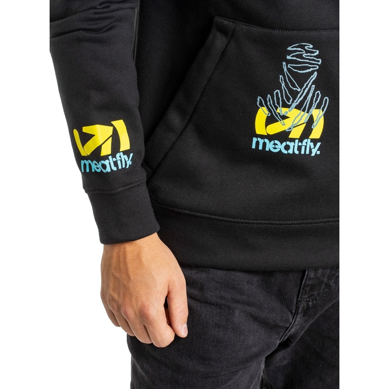 Meatfly Gravel Dakar tricou tehnic negru