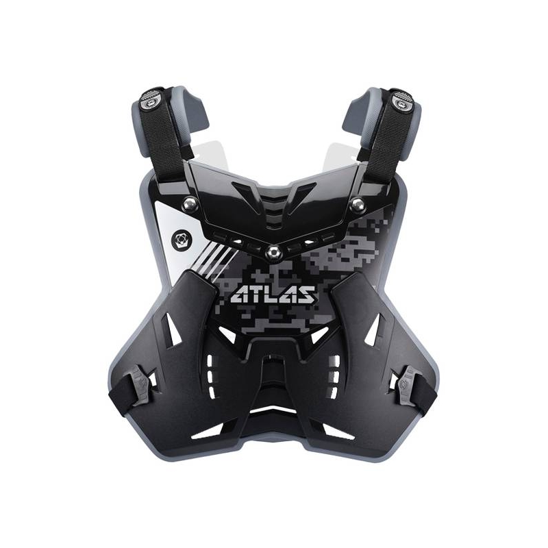 Protecție pentru piept și spate Defender Digital Stealth, ATLAS copil (negru, mărimea UNI)