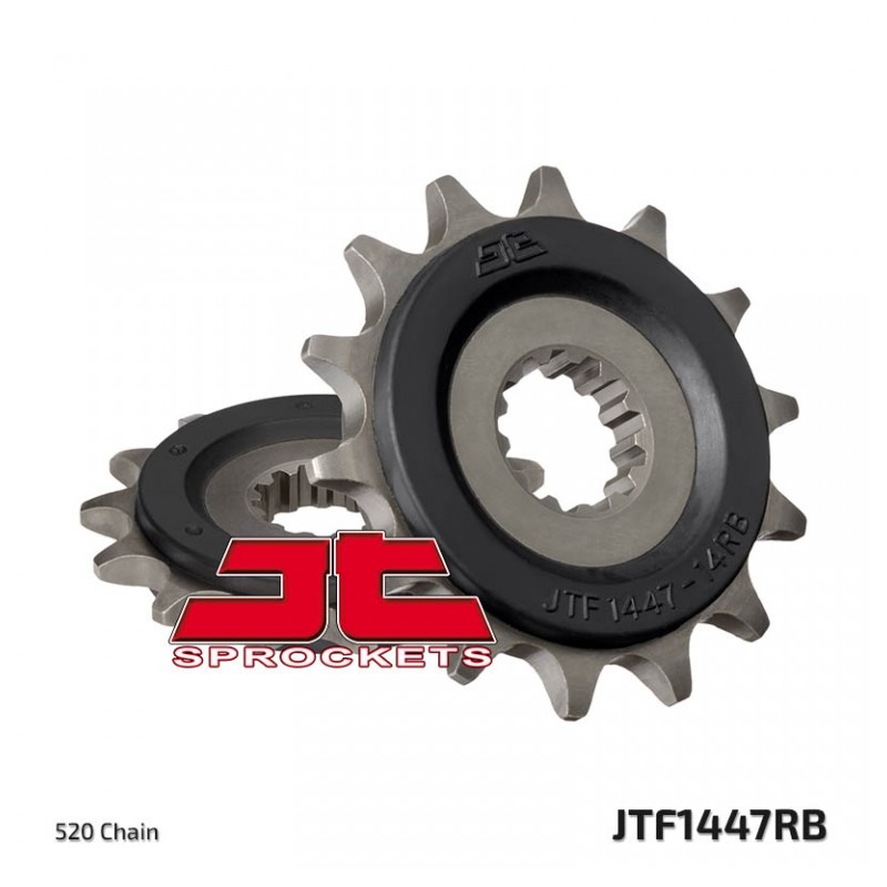 Pinion fata JT 14T, 520 cauciucat