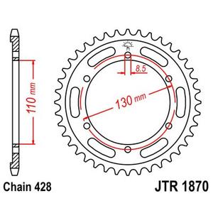 Foaie spate JT JTR 1870-44 44T, 428