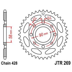 Foaie spate JT JTR 269-34 34T, 428