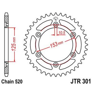 Foaie spate JT JTR 301-45 45T, 520
