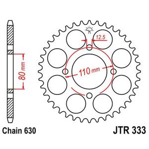 Foaie spate JT JTR 333-43 43T, 630