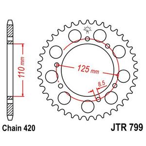 Foaie spate JT JTR 799-50 50T, 420