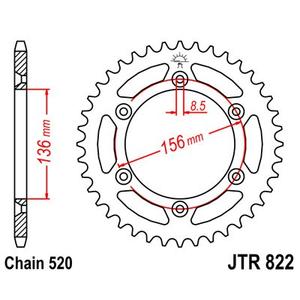 Foaie spate JT JTR 822-42 42T, 520