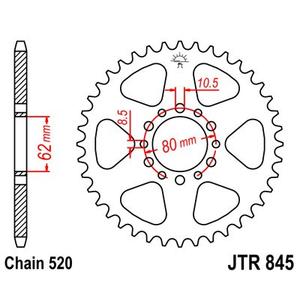 Foaie spate JT JTR 845-40 40T, 520