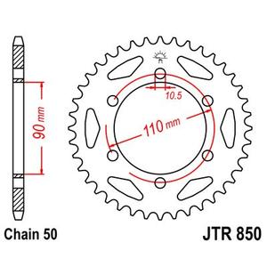 Foaie spate JT JTR 850-31 31T, 530