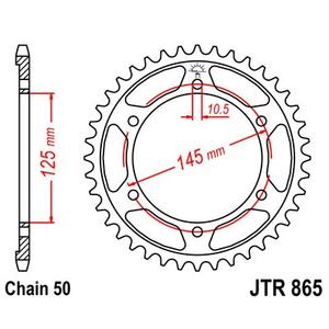 Foaie spate JT JTR 865-49 49T, 530