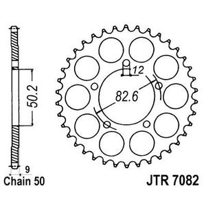 Foaie spate JT JTR 7082-48 48T, 530