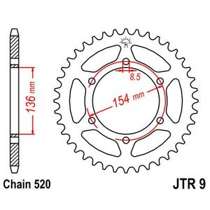 Foaie spate JT JTR 9-47 47T, 520