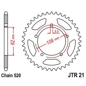 Foaie spate JT JTR 21-40 40T, 520