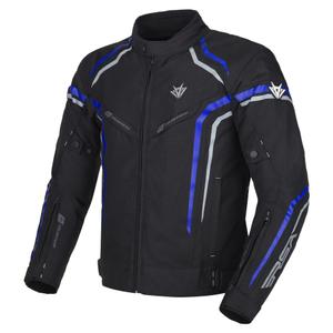 Jachetă pentru motociclete RSA Compact 2 negru-gri-albastru